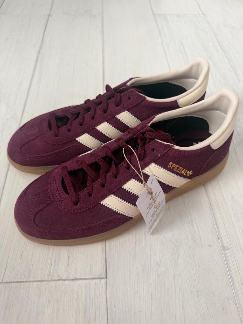 adidas Spezial Suede Sneakers - Maroon & Off-White